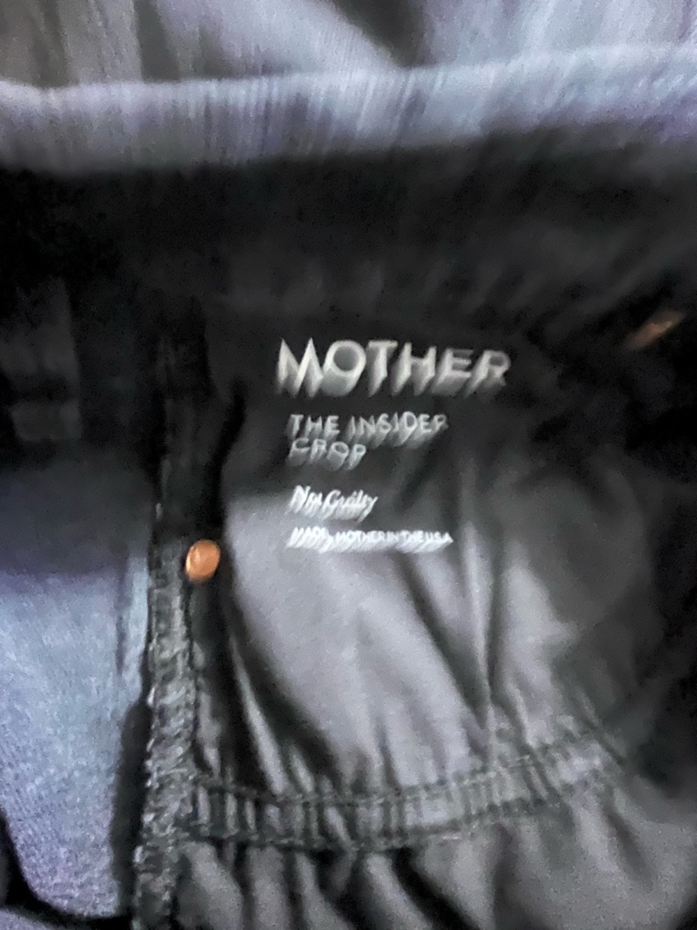 MOTHER “THE INSIDER CROP STEP “JEANS
SZ 28 - Picture 5 of 5